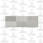 Piastrella in bicottura effetto decoro