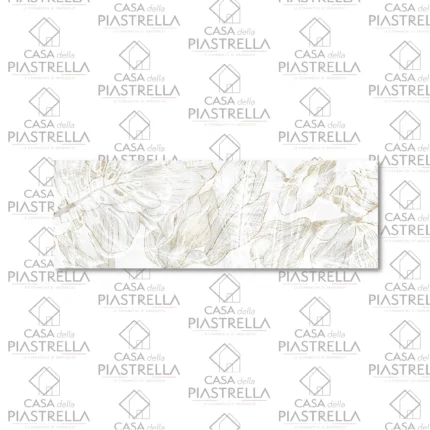 Piastrella in bicottura effetto decoro