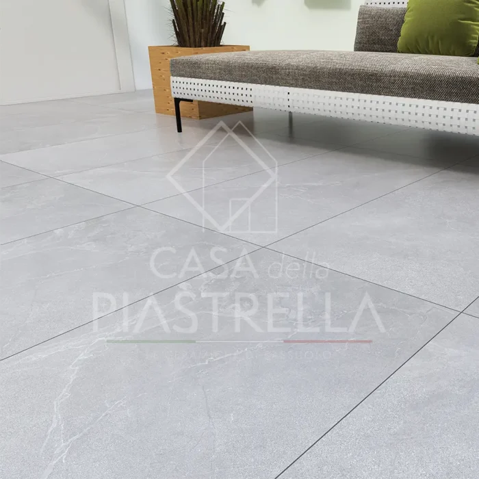 piastrelle in gres porcellanato effetto pietra colore grigio perla, le ceramiche di sassuolo, casa della piastrella
