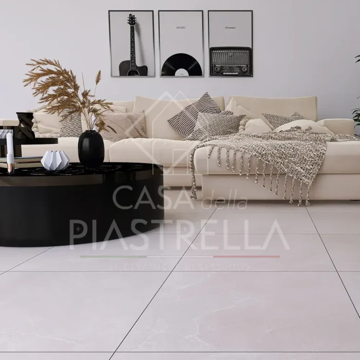 piastrelle in gres porcellanato effetto pietra colore grigio perla, le ceramiche di sassuolo, casa della piastrella