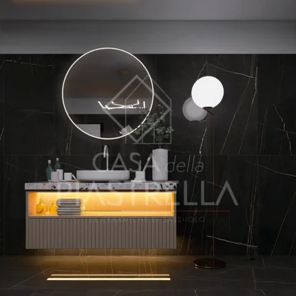 piastrelle in gres porcellanato effetto marmo colore grigio perla, le ceramiche di sassuolo, casa della piastrella
