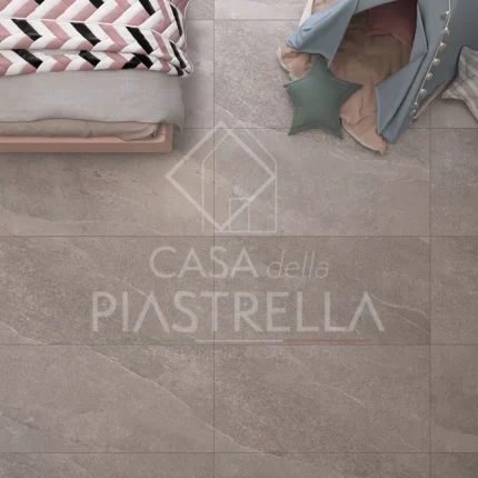 piastrelle in gres porcellanato effetto pietra colore grigio perla, le ceramiche di sassuolo, casa della piastrella