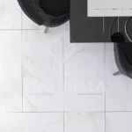 piastrelle in gres porcellanato effetto marmo colore grigio perla, le ceramiche di sassuolo, casa della piastrella