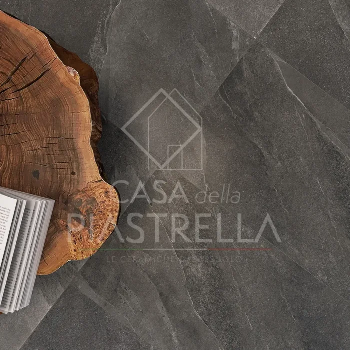 Piastrella in gres porcellanato effetto pietra