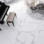 piastrelle in gres porcellanato effetto marmo colore grigio perla, le ceramiche di sassuolo, casa della piastrella