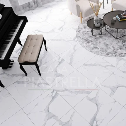 piastrelle in gres porcellanato effetto marmo colore grigio perla, le ceramiche di sassuolo, casa della piastrella
