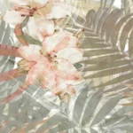 piastrelle decoro floreale in gres porcellanato per rivestimento bagno e cucina