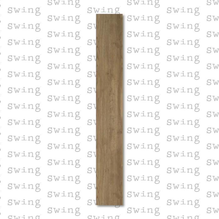 Pavimento SPC effetto legno Swing Floor con finitura elegante e sottopavimento fonoassorbente