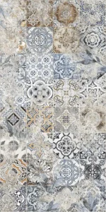 Piastrelle in gres porcellanato effetto decoro per rivestimenti. Adatto per l’uso interno, come il bagno e cucina. Preventivi gratuiti e prezzi fabbrica.