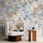 Piastrelle in gres porcellanato effetto decoro per rivestimenti. Adatto per l’uso interno, come il bagno e cucina. Preventivi gratuiti e prezzi fabbrica.