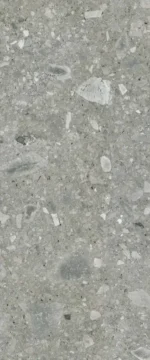 Lastra in gres porcellanato effetto Ceppo di Gré grigio, spessore ridotto per pavimenti e rivestimenti moderni