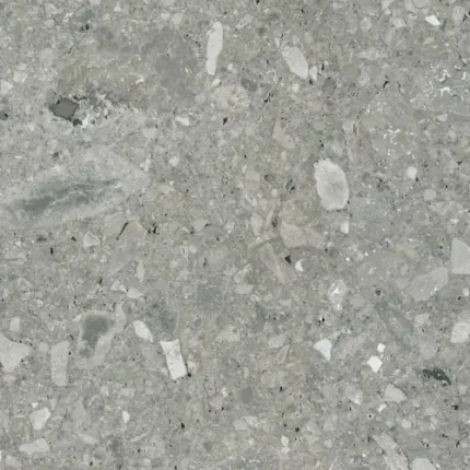 Lastra in gres porcellanato effetto Ceppo di Gré grigio, spessore ridotto per pavimenti e rivestimenti moderni