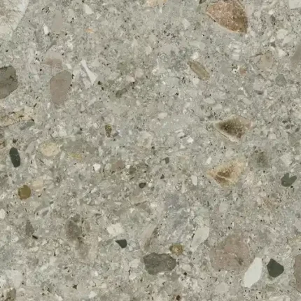 Lastra in gres porcellanato effetto Ceppo di Gré multicolore, superficie decorativa a basso spessore per interni ed esterni