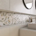 Piastrella in bicottura 25x75 cm per rivestimento bagno e cucina, ceramiche sassuolo