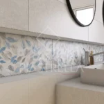 Piastrella in bicottura 25x75 cm per rivestimento bagno e cucina, ceramiche sassuolo