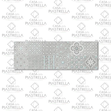 Piastrella in bicottura 25x75 cm per rivestimento bagno e cucina, ceramiche sassuolo