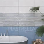 Piastrella in bicottura 25x60 cm per rivestimento bagno e cucina, ceramiche sassuolo