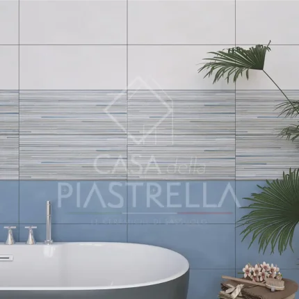 Piastrella in bicottura 25x60 cm per rivestimento bagno e cucina, ceramiche sassuolo