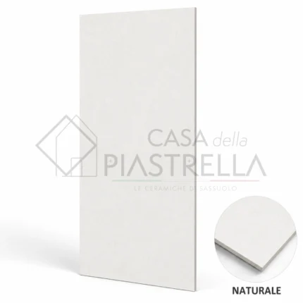 Piastrella gres porcellanato 60x120 effetto resina bianco per pavimenti e rivestimenti moderni luminosi