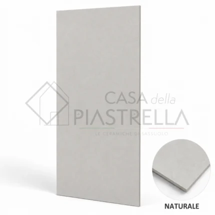 Piastrella gres porcellanato 60x120 effetto resina cenere per pavimenti e rivestimenti dal design moderno