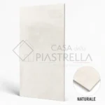 Piastrella 60x120 in gres porcellanato effetto cemento bianco per bagni, cucine e living luminosi