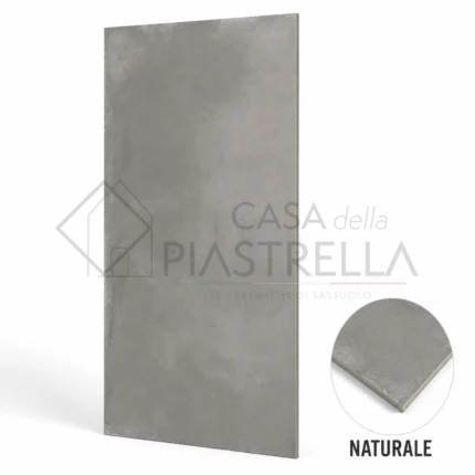 Piastrella 60x120 in gres porcellanato effetto cemento antracite per ambienti moderni e industriali