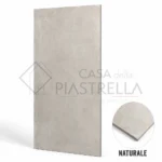 Piastrella 60x120 in gres porcellanato effetto cemento tortora per pavimenti moderni e raffinati
