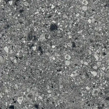Piastrella 60x120 in gres porcellanato effetto Ceppo di Gré antracite per ambienti moderni e industriali