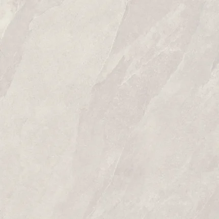 Piastrella Saime Titano Bianco 60×60 cm in gres porcellanato effetto pietra, naturale rettificata