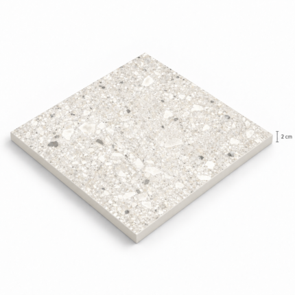 Piastrella Ceppo di grè Gré White in gres porcellanato effetto pietra alto spessore
